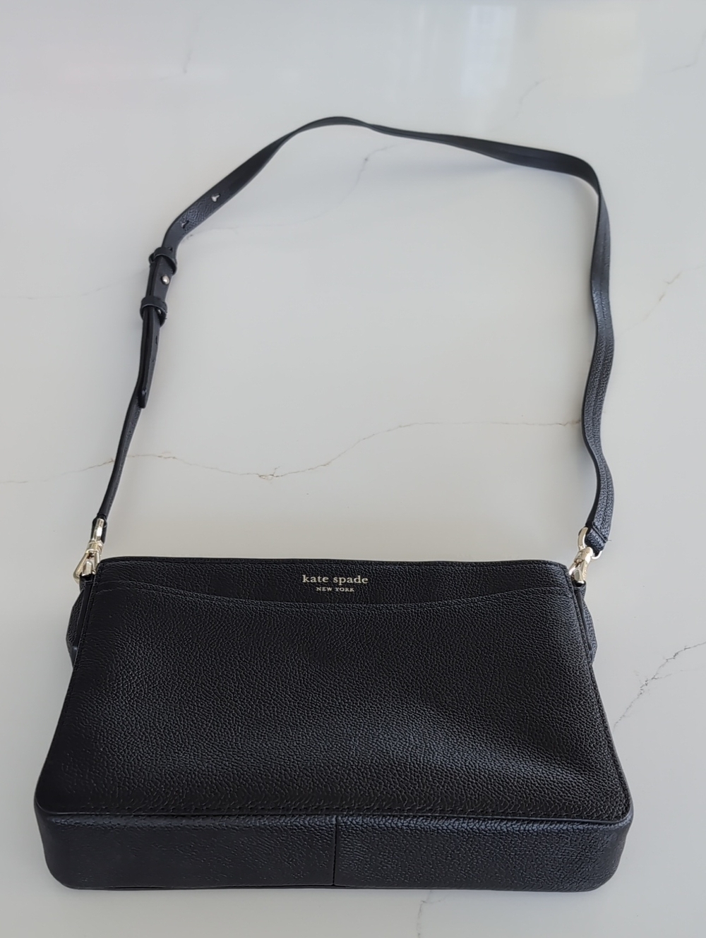Kate Spade Black Leather Crossbody Bag